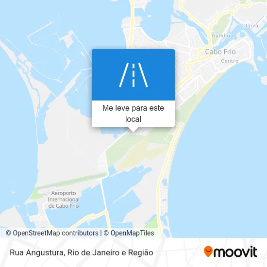 Rua Angustura mapa