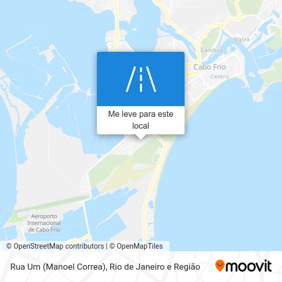 Rua Um (Manoel Correa) mapa