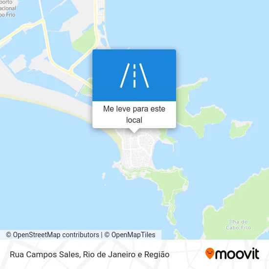 Rua Campos Sales mapa
