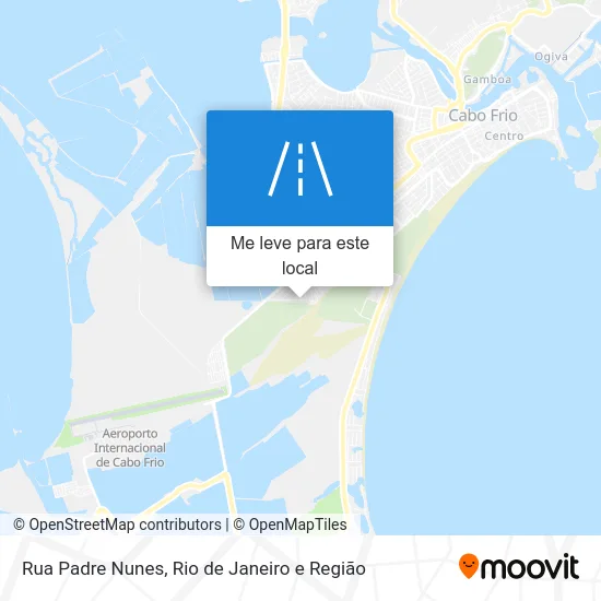 Rua Padre Nunes mapa