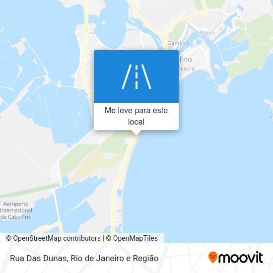 Rua Das Dunas mapa