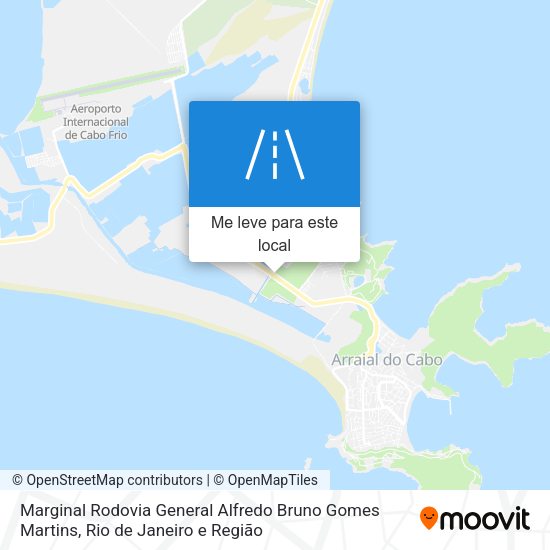 Marginal Rodovia General Alfredo Bruno Gomes Martins mapa