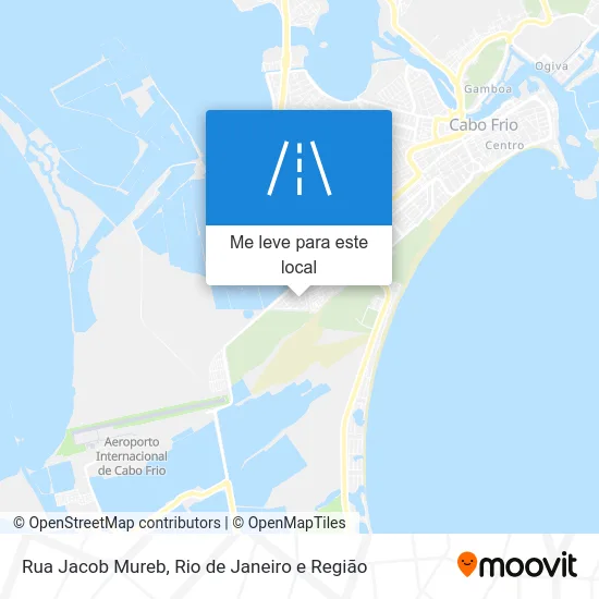 Rua Jacob Mureb mapa