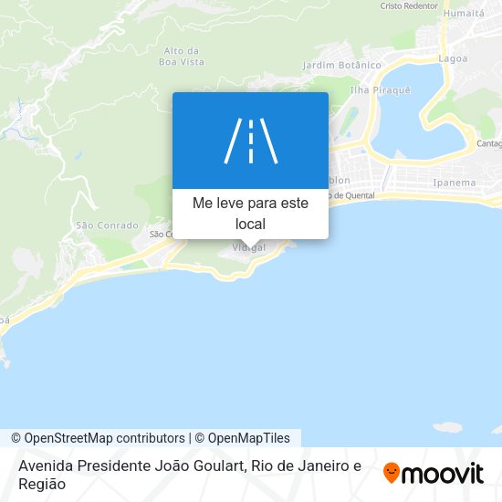 Avenida Presidente João Goulart mapa