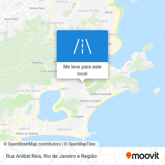 Rua Anibal Reis mapa