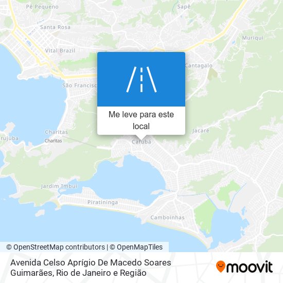 Avenida Celso Aprígio De Macedo Soares Guimarães mapa