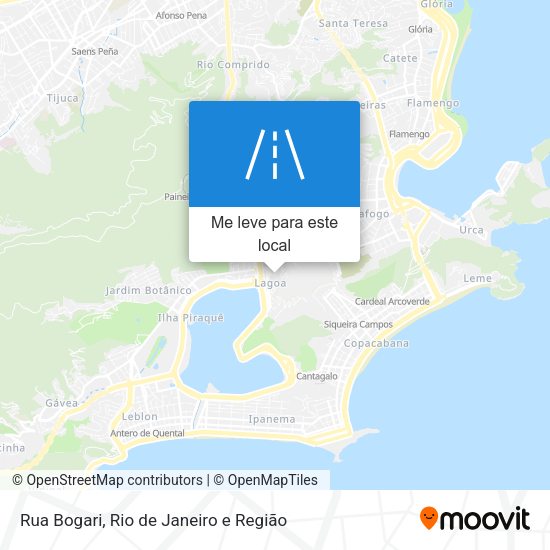 Rua Bogari mapa