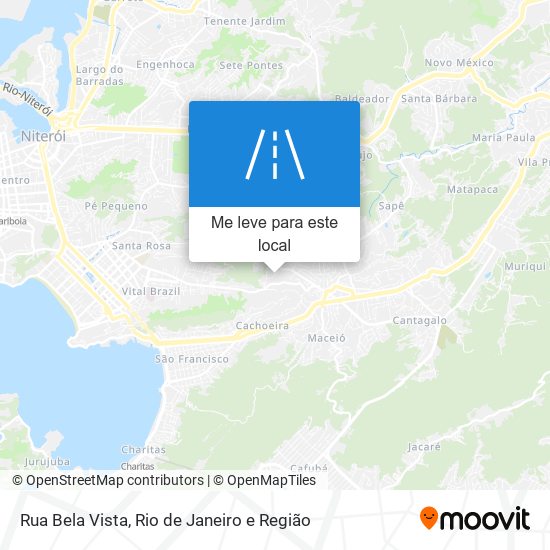 Rua Bela Vista mapa