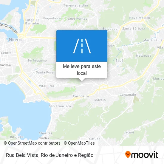 Rua Bela Vista mapa