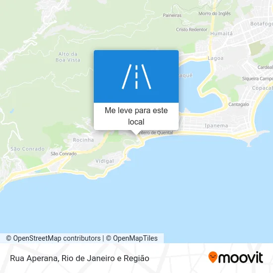 Rua Aperana mapa