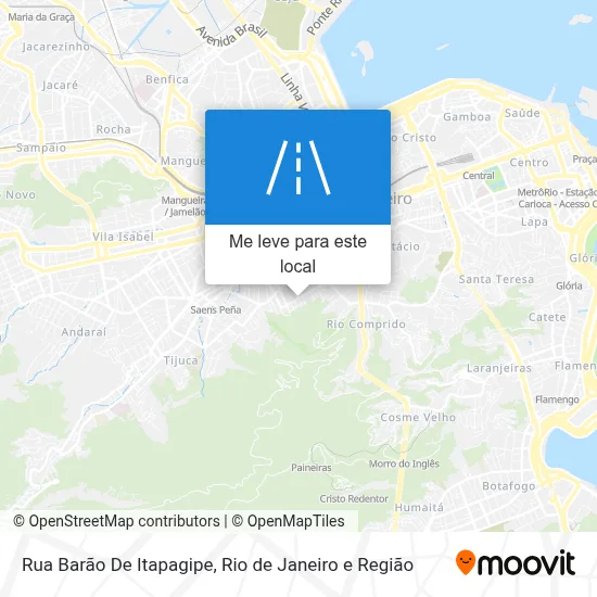 Rua Barão De Itapagipe mapa