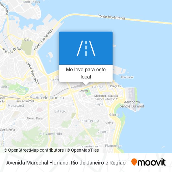 Avenida Marechal Floriano mapa