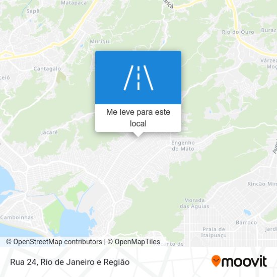 Rua 24 mapa