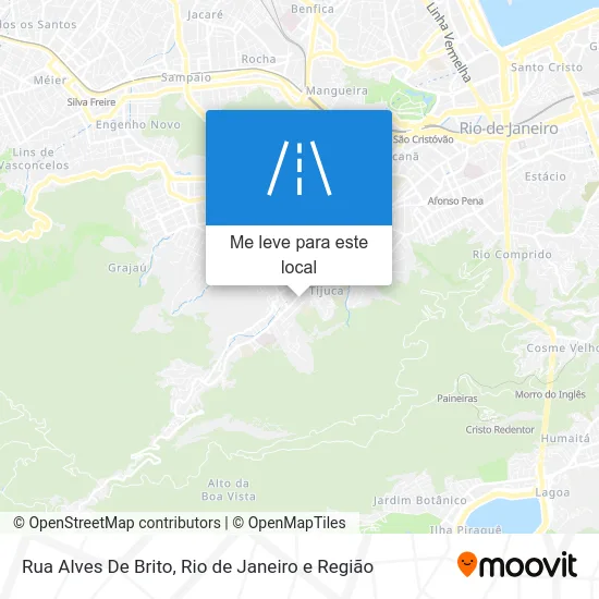 Rua Alves De Brito mapa