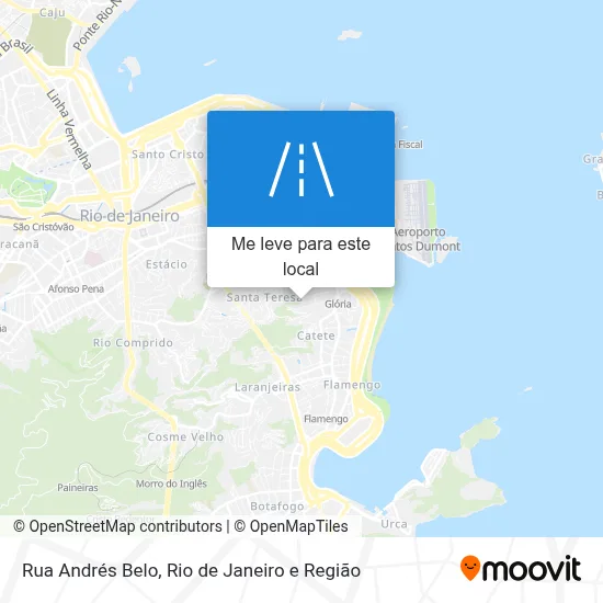 Rua Andrés Belo mapa