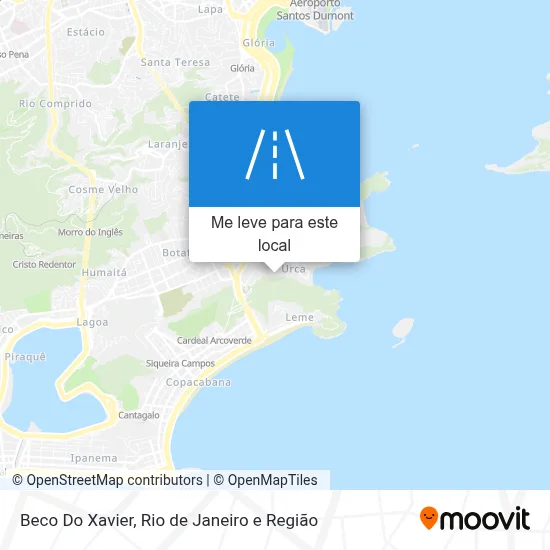 Beco Do Xavier mapa