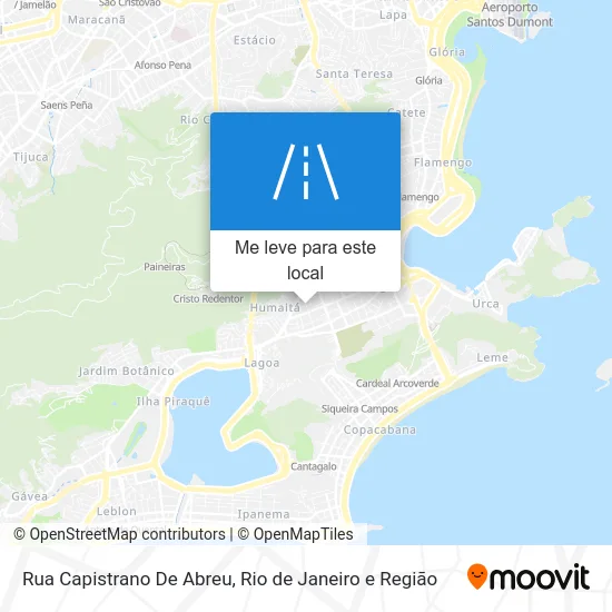 Rua Capistrano De Abreu mapa