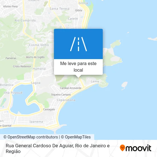 Rua General Cardoso De Aguiar mapa
