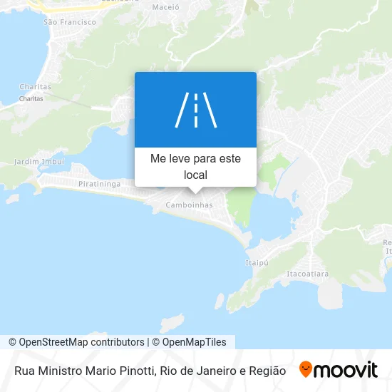 Rua Ministro Mario Pinotti mapa