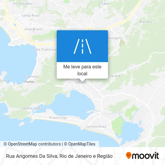 Rua Arigomes Da Silva mapa
