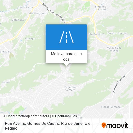 Rua Avelino Gomes De Castro mapa
