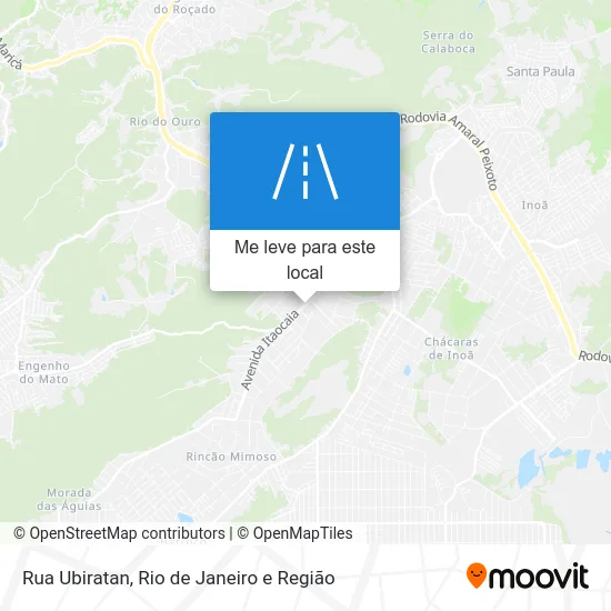 Rua Ubiratan mapa