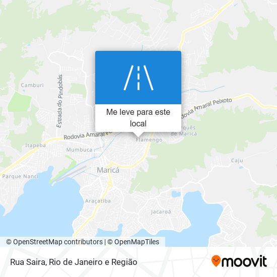 Rua Saira mapa