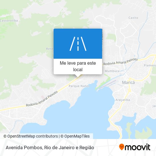 Avenida Pombos mapa