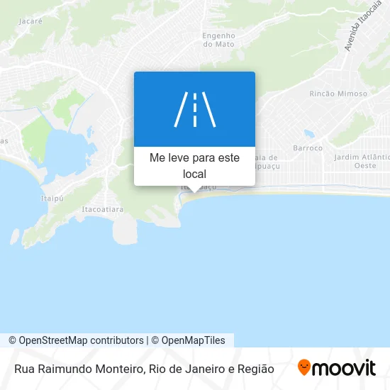 Rua Raimundo Monteiro mapa