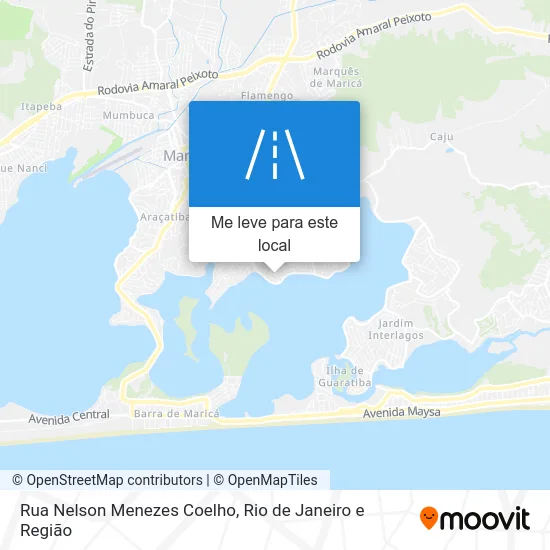 Rua Nelson Menezes Coelho mapa