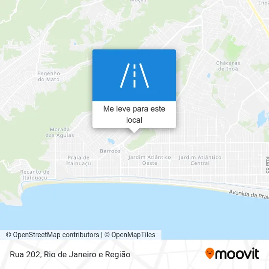 Rua 202 mapa