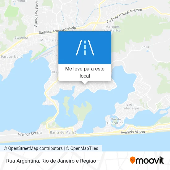 Rua Argentina mapa