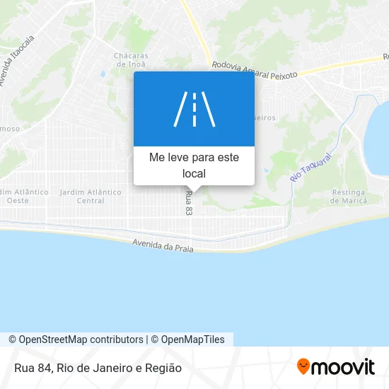 Rua 84 mapa