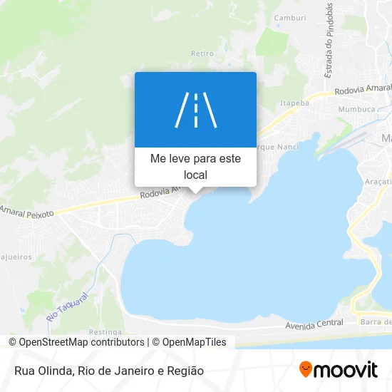 Rua Olinda mapa
