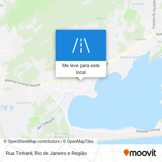 Rua Tinharé mapa