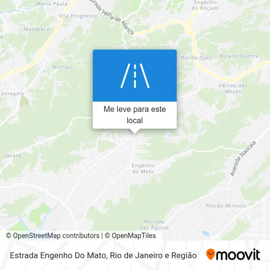 Estrada Engenho Do Mato mapa