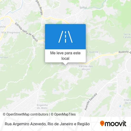 Rua Argemiro Azevedo mapa