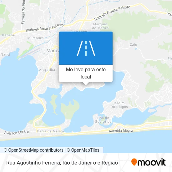 Rua Agostinho Ferreira mapa