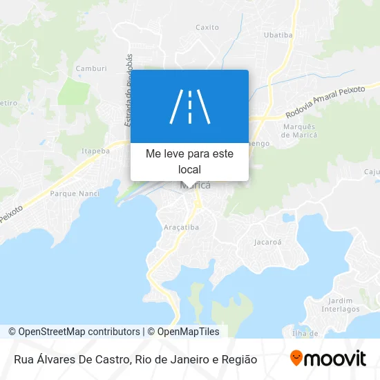 Rua Álvares De Castro mapa