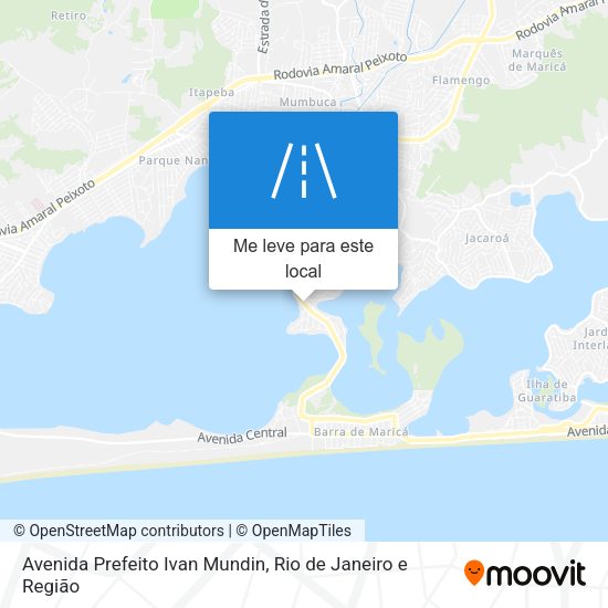 Avenida Prefeito Ivan Mundin mapa