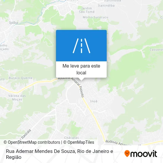 Rua Ademar Mendes De Souza mapa