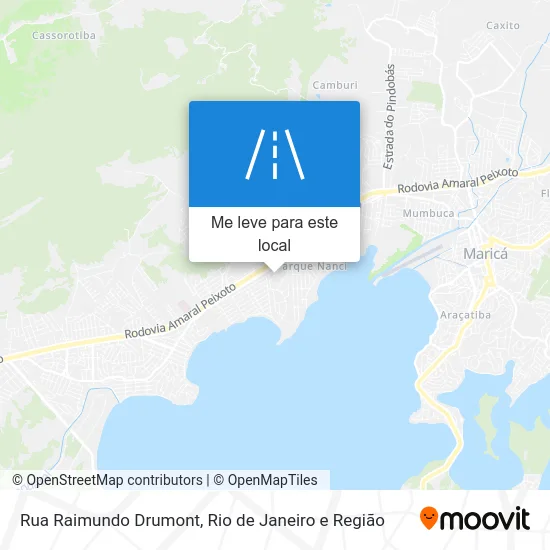Rua Raimundo Drumont mapa