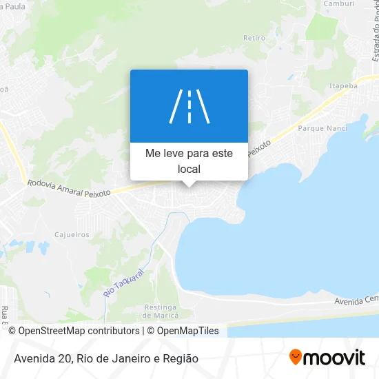 Avenida 20 mapa