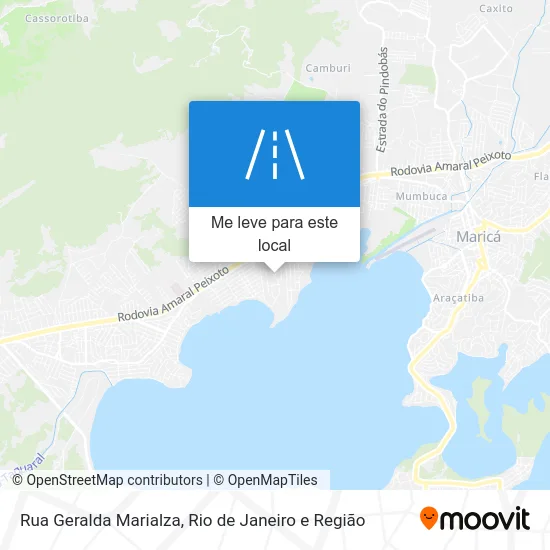 Rua Geralda Marialza mapa