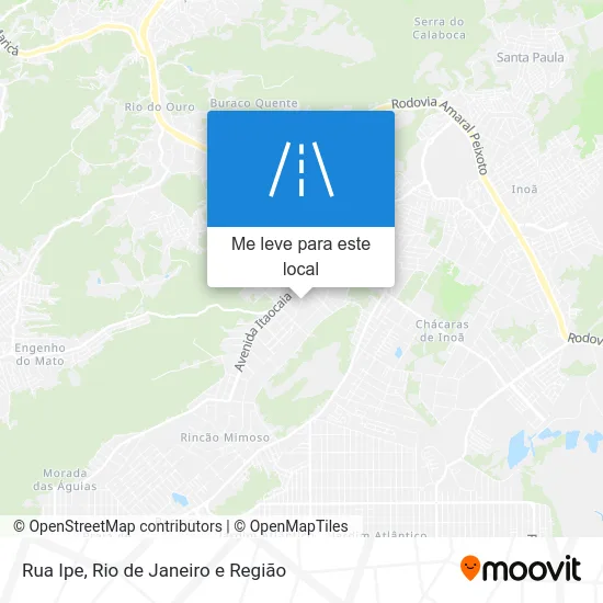 Rua Ipe mapa