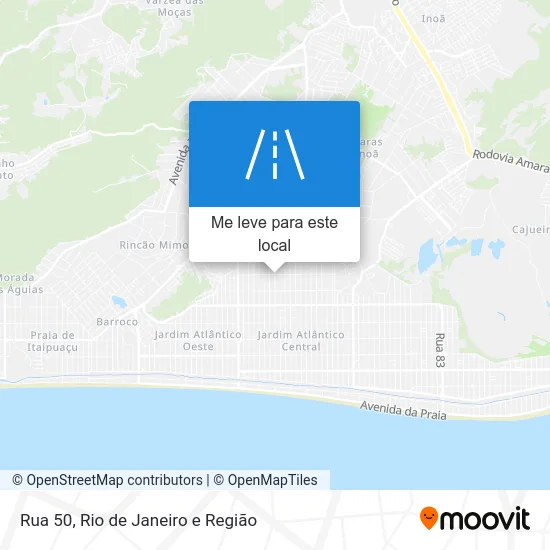 Rua 50 mapa