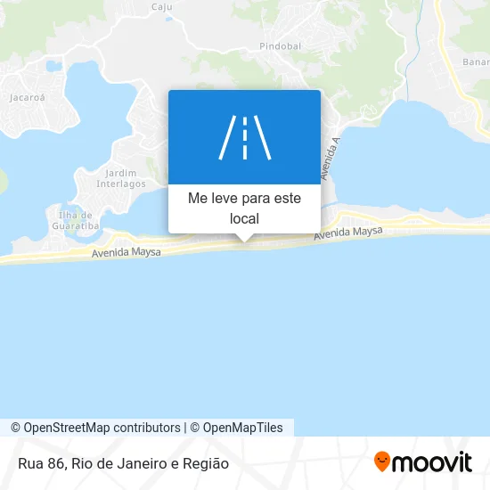Rua 86 mapa