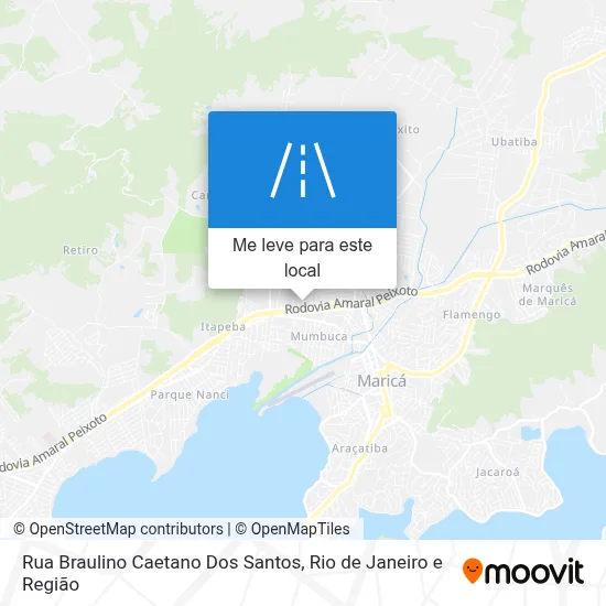 Rua Braulino Caetano Dos Santos mapa
