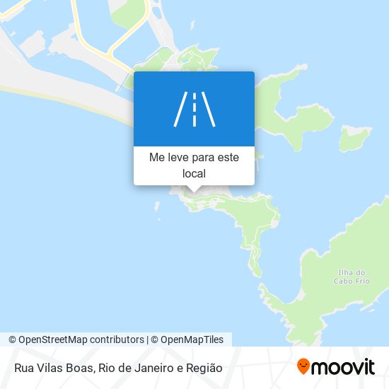 Rua Vilas Boas mapa