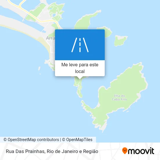 Rua Das Prainhas mapa